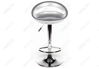 Барный стул Alfa серебристый