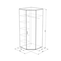 Манхэттен шкаф угловой