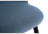 Стул Гави голубой, ноги с декором